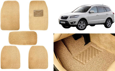 Auto Kite Plastic, PVC, Vinyl Standard Mat For  Hyundai Terracan(Beige)