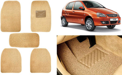 Auto Kite Plastic, PVC, Vinyl Standard Mat For  Tata Indica(Beige)