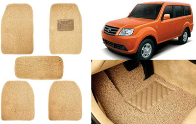 Auto Kite Plastic, PVC, Vinyl Standard Mat For  Tata Sumo Grand(Beige)