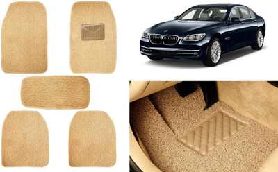 Auto Kite Plastic, PVC, Vinyl Standard Mat For  BMW 7 Series(Beige)