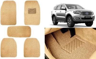 Auto Kite Plastic, PVC, Vinyl Standard Mat For  Ford Endeavour(Beige)