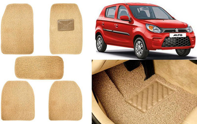 Auto Kite Plastic, PVC, Vinyl Standard Mat For  Maruti Suzuki Alto 800(Beige)
