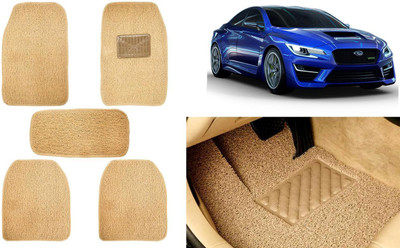 Auto Kite Plastic, PVC, Vinyl Standard Mat For  Subaru WRX(Beige)