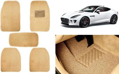 Auto Kite Plastic, PVC, Vinyl Standard Mat For  Jaguar F-TYPE(Beige)