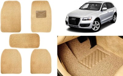 Auto Kite Plastic, PVC, Vinyl Standard Mat For  Audi Q3(Beige)