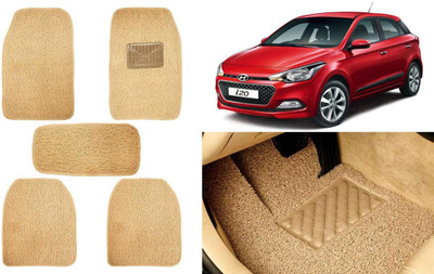 Auto Kite Plastic, PVC, Vinyl Standard Mat For  Hyundai Elite i20(Beige)