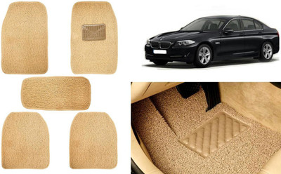 Auto Kite Plastic, PVC, Vinyl Standard Mat For  BMW 520i(Beige)