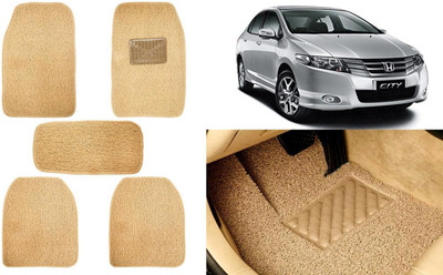 Auto Kite Plastic, PVC, Vinyl Standard Mat For  Honda City(Beige)