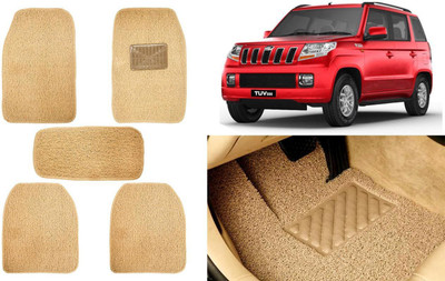 Auto Kite Plastic, PVC, Vinyl Standard Mat For  Mahindra TUV-300(Beige)