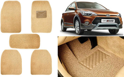 Auto Kite Plastic, PVC, Vinyl Standard Mat For  Hyundai i20(Beige)