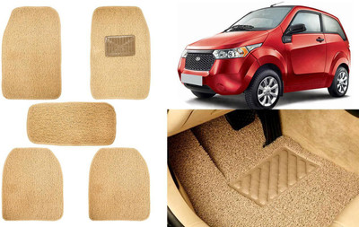 Auto Kite Plastic, PVC, Vinyl Standard Mat For  Mahindra Reva(Beige)