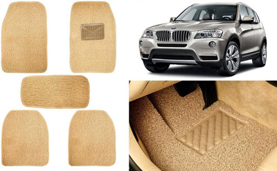 Auto Kite Plastic, PVC, Vinyl Standard Mat For  BMW X3(Beige)