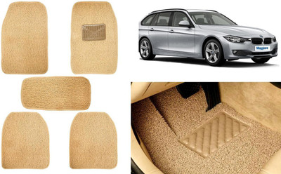 Auto Kite Plastic, PVC, Vinyl Standard Mat For  BMW 320D(Beige)