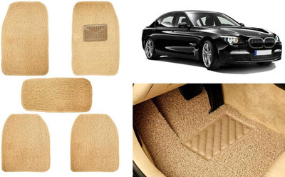 Auto Kite Plastic, PVC, Vinyl Standard Mat For  BMW 730d(Beige)