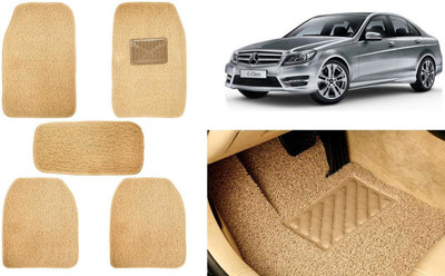 Auto Kite Plastic, PVC, Vinyl Standard Mat For  Mercedes Benz C-Class(Beige)