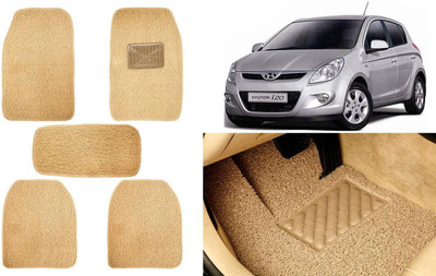 Auto Kite Plastic, PVC, Vinyl Standard Mat For  Hyundai i20(Beige)