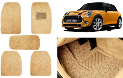 Auto Kite Plastic, PVC, Vinyl Standard Mat For  Mini Cooper(Beige)