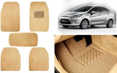 Auto Kite Plastic, PVC, Vinyl Standard Mat For  Ford Fiesta(Beige)