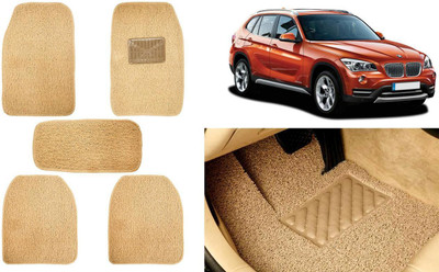 Auto Kite Plastic, PVC, Vinyl Standard Mat For  BMW X1(Beige)