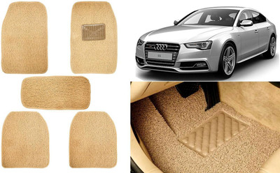 Auto Kite Plastic, PVC, Vinyl Standard Mat For  Audi S5(Beige)