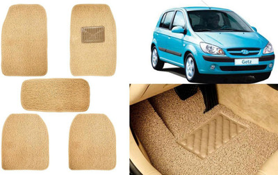 Auto Kite Plastic, PVC, Vinyl Standard Mat For  Hyundai Getz(Beige)