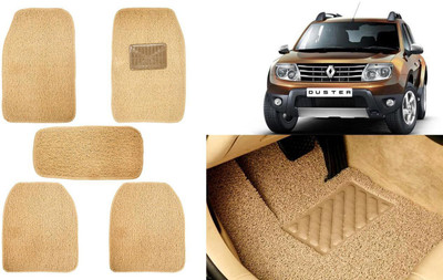 Auto Kite Plastic, PVC, Vinyl Standard Mat For  Renault Duster(Beige)