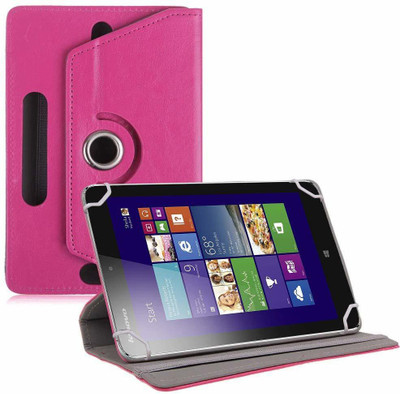TGK Book Cover for Lenovo IdeaTab Miix 2 8 " Tablet(Pink, Cases with Holder)