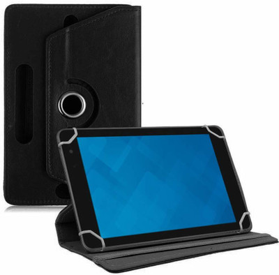 TGK Book Cover for Dell Venue 8 Pro 5000 / 3000 Series Tablet 8 inch(Black, Cases with Holder)