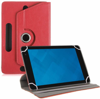 TGK Book Cover for Dell Venue 8 Pro 5000 / 3000 Series Tablet 8 inch(Red, Cases with Holder)
