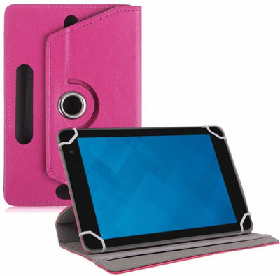 TGK Book Cover for Dell Venue 8 Pro 5000 / 3000 Series Tablet 8 inch(Pink, Cases with Holder)