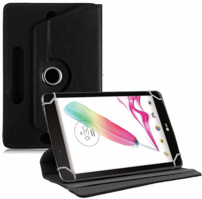 TGK Book Cover for LG G Pad F Tablet 8 inch Rotating Leather Stand Case(Black, Cases with Holder)