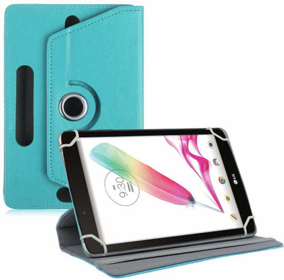 TGK Book Cover for LG G Pad F Tablet 8 inch Rotating Leather Stand Case(Blue, Cases with Holder)