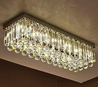 D4P crystal glass ceiling light chandelier d4p2 Chandelier Ceiling Lamp(Silver)
