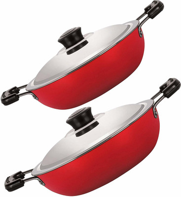 NIRLON Non-Stick Coated Cookware Set(PTFE (Non-stick), Aluminium, 2 - Piece)