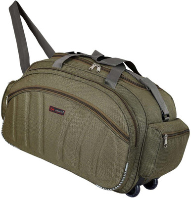 AM Creation Unisex Lightweight 40 litres Travel Duffel Bag with Two Wheels - ABH20AP Duffel With Wheels (Strolley)