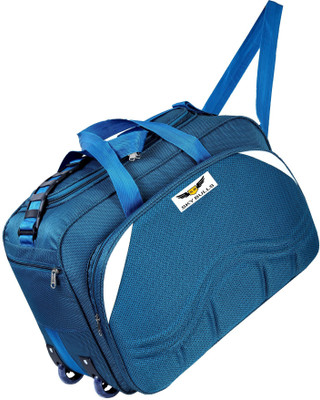 SKY BULLS (Expandable) Travel Duffel Bag/Cabin Luggage Duffel With Wheels (Strolley)