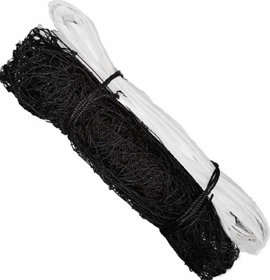 SINGHALTRADE 2 Side Tape Volleyball Net (Nylon) Volleyball Net (Black, White) Volleyball Net(Black)
