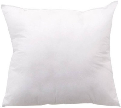 Shreejee Microfibre Solid Cushion Pack of 4(White)