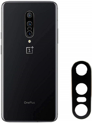 KHR Camera Lens Protector for OnePlus 7 Pro Camera Glass Lens Metal Alloy Protector Cap (Silver)(Pack of 1)
