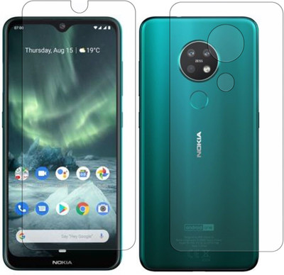 Yoox Front and Back Screen Guard for Nokia 7.2(Pack of 2)