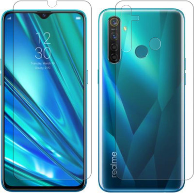 Yoox Front and Back Screen Guard for Realme 5 Pro(Pack of 2)