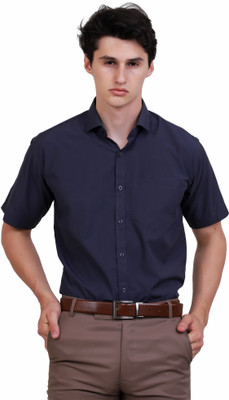 Appel Touch Men Solid Formal Grey Shirt