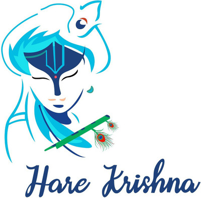 Littlebuds 70 cm Lord Krishna Removable Sticker(Pack of 1)