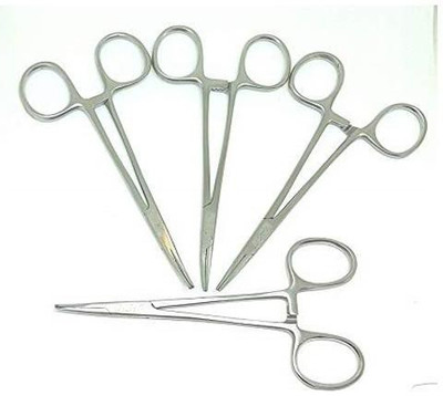 Forgesy Artery Forceps Curved 5 inches Mosquitoes Set of 4 Dressing Forceps