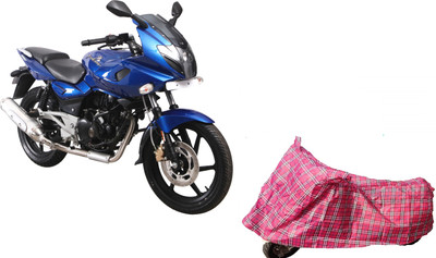 COVERPLANET Two Wheeler Cover for Bajaj(Pulsar 220 DTS-i, Red)