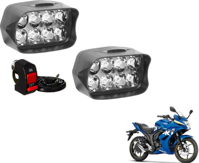 MOCKHE VLB-8LEDRECT-112 Gixxer SF Fog Lamp Motorbike LED for Suzuki (12 V, 12 W)(Gixxer, Pack of 2)