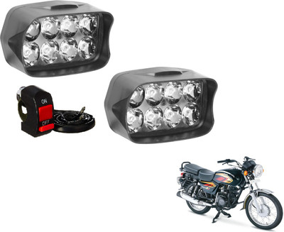 MOCKHE VLB-8LEDRECT-147 Fog Lamp Motorbike LED for TVS (12 V, 12 W)(MAX4R, Pack of 2)