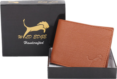 Wildedge Men Tan Artificial Leather Wallet(8 Card Slots)