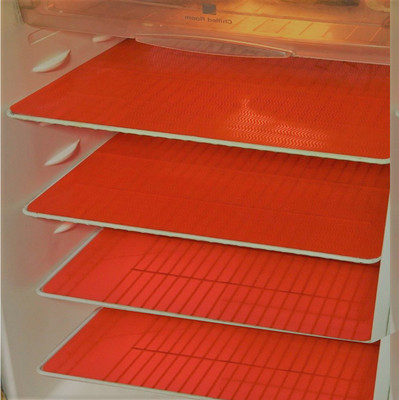 E-Retailer Fridge Mat(Width: 33 cm, Red)
