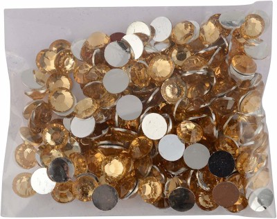 Sei Bella Round Shape Crystal Edged Kundans/Stones For Jewellery Making/Decorating & Crafts-Pack Of 400 Stones